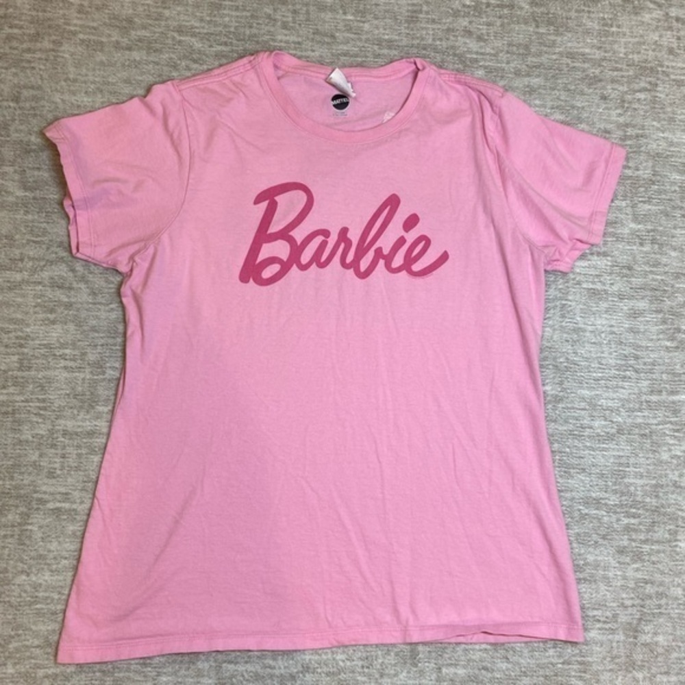 Port & Company pink short sleeve tee shirt.